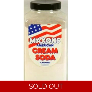 Maxons American Cream Soda Powder Wholesale Jar